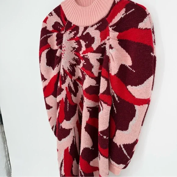 Farm Rio Flower Knit Mini Dress, Multi Color, Size Medium - Picture 6 of 15